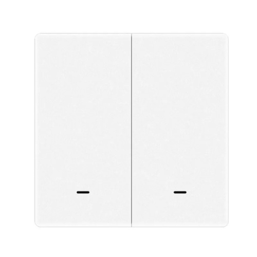 Умный выключатель Moes ZigBee Smart Switch Double ZS-EUB White
