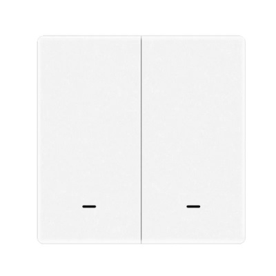 Умный выключатель Moes ZigBee Smart Switch Double ZS-EUB White
