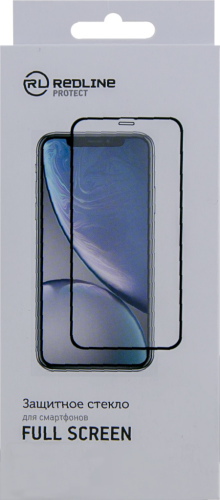 Защитное стекло RedLine для Apple iPhone 11/XR 3D Full Glue (черная рамка)