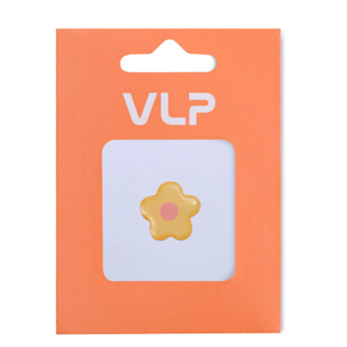 3D Стикер VLP Flower Yellow Pink, 1142001, силикон, желто-розовый цвет
