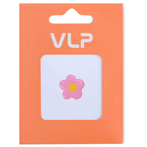 3D Стикер VLP Flower Pink Yellow, 1142006, силикон, розово-желтый цвет