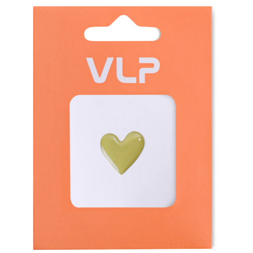 3D Стикер VLP Small Heart Green, силикон, зеленый цвет