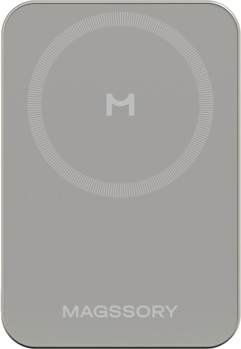 Внешний аккумулятор Magssory Pride 10000 мАч Magsafe титан