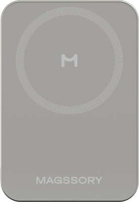 Внешний аккумулятор Magssory Pride 10000 мАч Magsafe титан