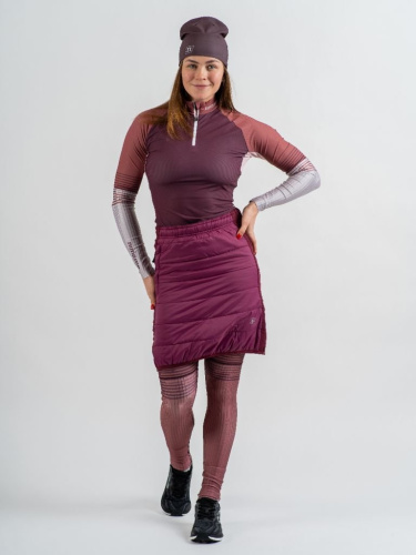 *Юбка NONAME SKI SKIRT 24 WINE RED/DK RASBERRY WOS