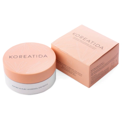 KOREATIDA Патчи гидрогелевые с пептидами и рубиновой пудрой для глаз / peptide & ruby hydrogel eye patch 60 шт