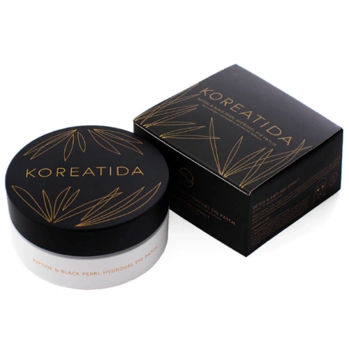 KOREATIDA Патчи гидрогелевые с пептидами и экстрактом жемчуга для глаз / peptide & black pearl hydrogel eye patch 60 шт