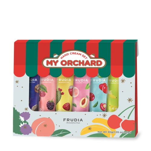 FRUDIA Набор подарочный Фруктовая ярмарка: крема для рук 6*30 мл