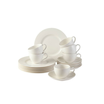 Villeroy & Boch Кофейный сервиз, 18 предметов, Basic White Vivo Villeroy & Boch