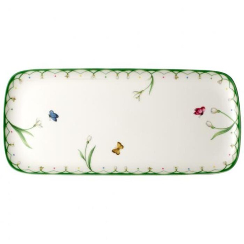 Villeroy & Boch Прямоугольное блюдо для торта 35х16 см Colourful Spring Villeroy & Boch