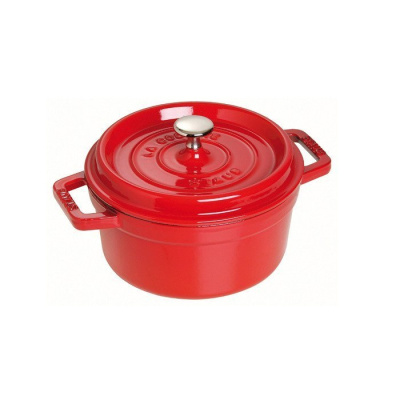 Staub Кокот круглый 28 см, вишневый Staub