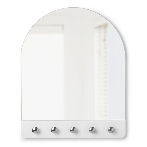 Umbra Зеркало настенное 40,3х50,7х3 см белое Peek Umbra