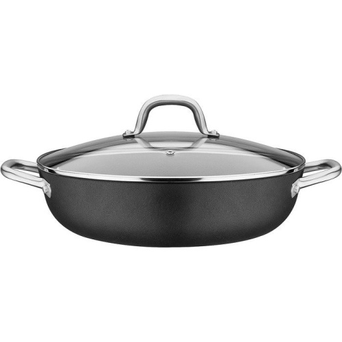 GSW Сковорода сервировочная чугунная с крышкой 30 см GSW