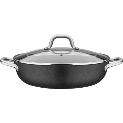 GSW Сковорода сервировочная чугунная с крышкой 30 см GSW