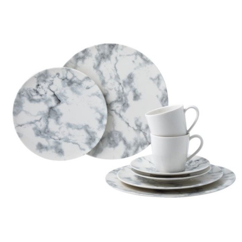Villeroy & Boch Набор столовой посуды 8 предметов белых Marmory Villeroy & Boch