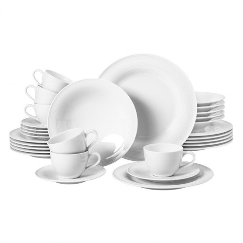 Seltmann Weiden Набор столовой посуды 30 предметов Beat White Seltmann Weiden