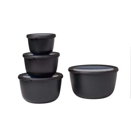 Mepal Набор контейнеров высоких, 4 предмета Nordic Black Cirqula Mepal