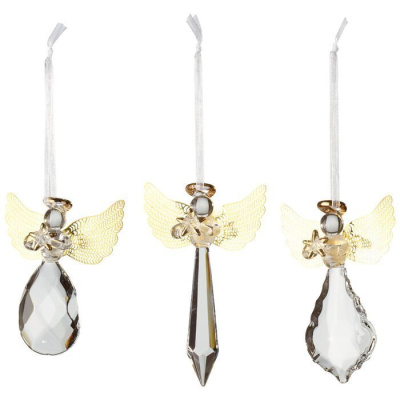 Villeroy & Boch Набор из 3 елочных украшений "Ангелы" 21 см Winter Collage Villeroy & Boch