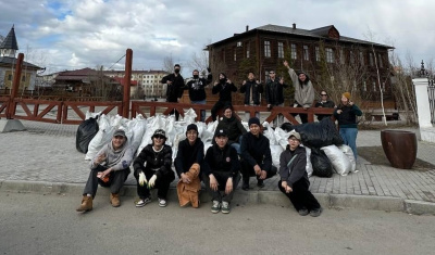 Порядка 3500 мешков мусора собрали на общегородских субботниках в Якутске / ЯСИА Якутск Якутск Республика Саха (Якутия)