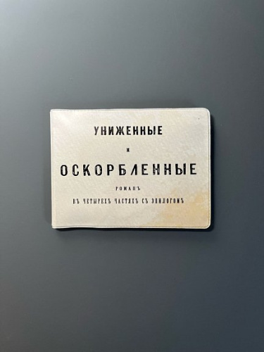 Обложка на студенческий билет "Униженные и оскорбленные"