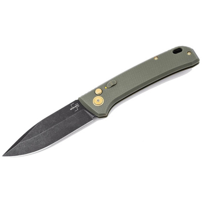 Автоматический складной нож Boker FRND OD Green, сталь D2, рукоять Grivory, зеленый