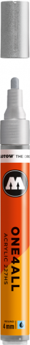 Маркер акриловый Molotow "227HS" METALLIC 4 мм Серебро
