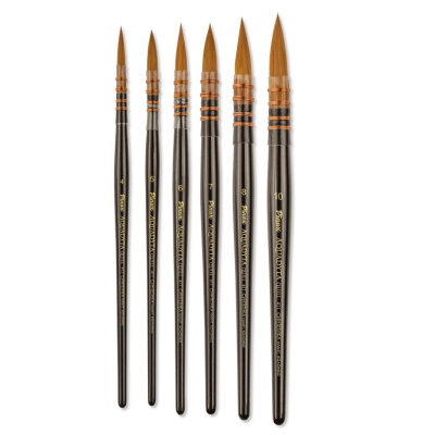 Кисть синтетика №8 круглая Pinax "AQUADYTA Quill"