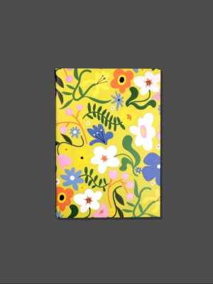 Тетрадь в клетку "Цветочки" А5