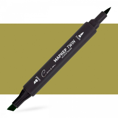 Маркер спиртовой Сонет "TWIN Brush" Ивовый