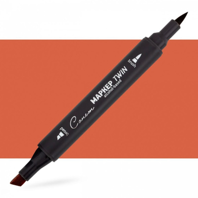 Маркер спиртовой Сонет "TWIN Brush" Красный светлый