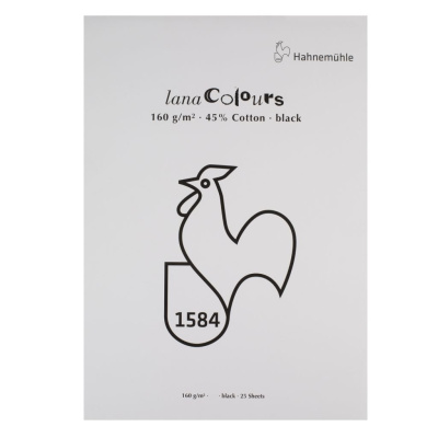 Альбом-склейка для пастели Lana "COLOURS" 50х65 см 25 л 160 г, черный