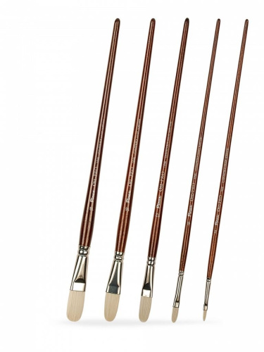 Кисть синтетика №10 овальная Pinax "Oil-PRO"