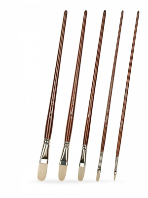 Кисть синтетика №10 овальная Pinax "Oil-PRO"