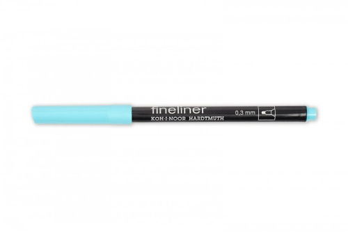 Линер Koh-I-Noor "Fineliner" 0,3 мм, бирюзовый