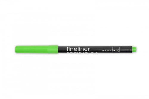 Линер Koh-I-Noor "Fineliner" 0,3 мм, зеленый светлый