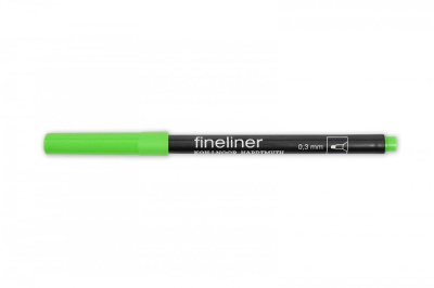 Линер Koh-I-Noor "Fineliner" 0,3 мм, зеленый светлый