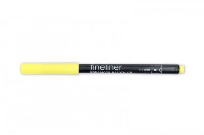 Линер Koh-I-Noor "Fineliner" 0,3 мм, желтый