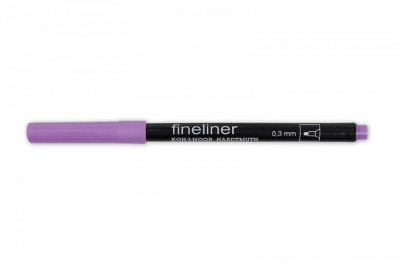 Линер Koh-I-Noor "Fineliner" 0,3 мм, фиолетовый светлый