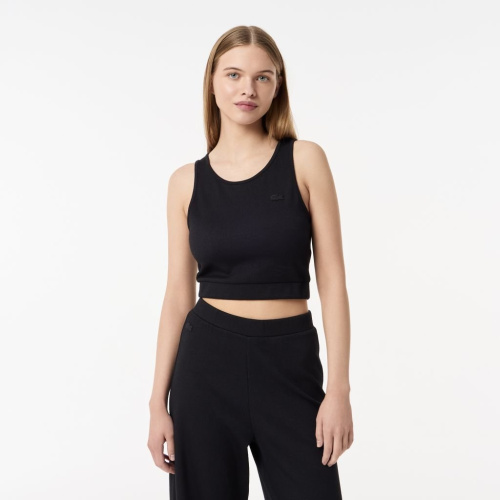 Женский топ Lacoste из хлопка