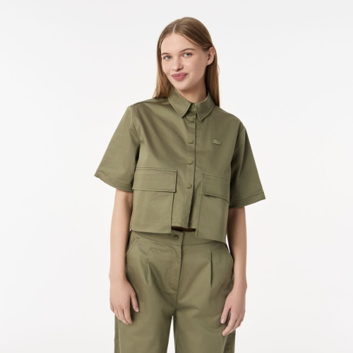 Женская рубашка Lacoste из эластичного хлопка