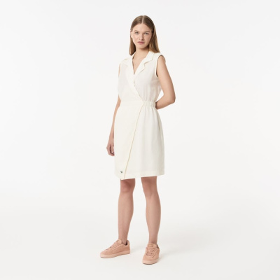 Женское платье Lacoste из смеси льна