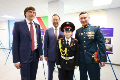 Министр просвещения РФ посетил Якутскую кадетскую школу / ЯСИА Якутск Якутск Республика Саха (Якутия)