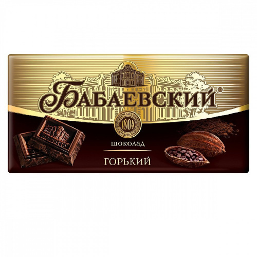 Шоколад Бабаевский горький, 90 гр.