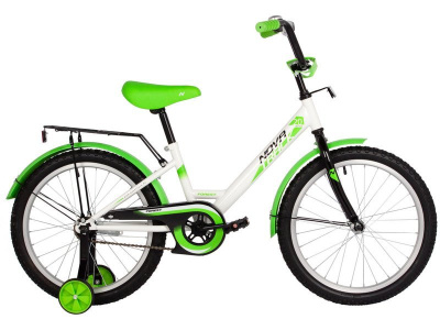 Детский велосипед Novatrack YT Forest 20, год 2025, цвет Белый-Зеленый