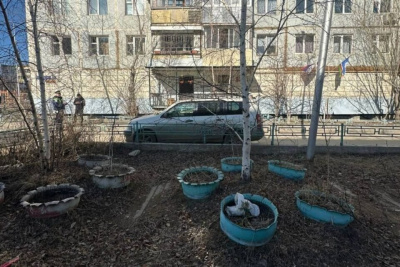 В Якутске неизвестные водители протаранили автомобили / ЯСИА   