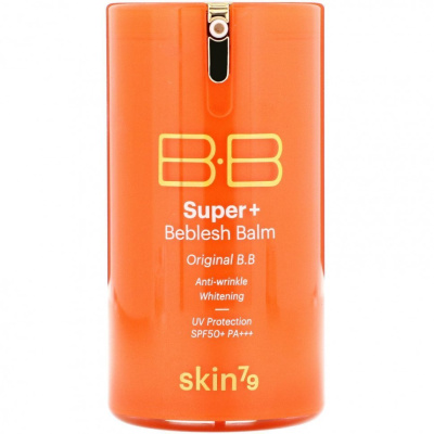 Skin79, Super+ Beblesh, оригинальный BB-крем, SPF 50+ PA+++, апельсин, 40 мл