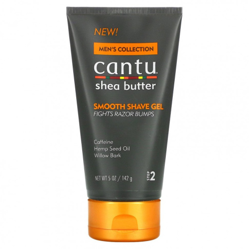 Cantu, Men's Collection, гель для гладкого бритья с маслом ши, 142 г (5 унций)