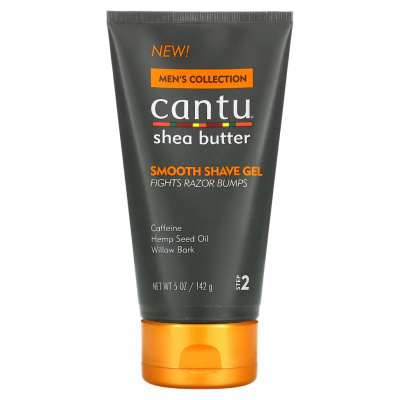 Cantu, Men's Collection, гель для гладкого бритья с маслом ши, 142 г (5 унций)