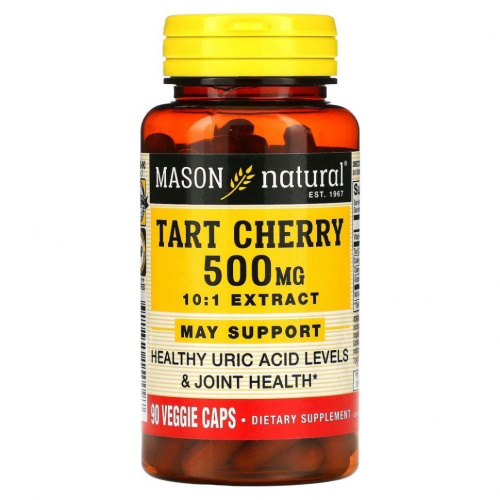 Mason Natural, вишня, 250 мг, 90 растительных капсул