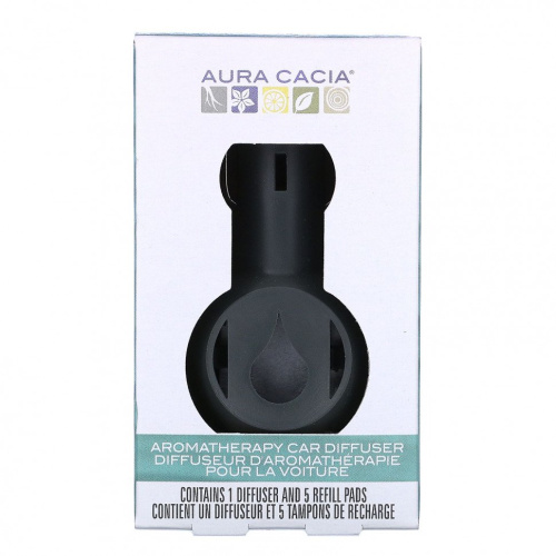 Aura Cacia, автомобильный диффузор для ароматерапии, 1 шт.